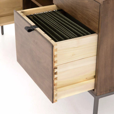 Four Hands Trey Modular Filing Credenza - Auburn Poplar