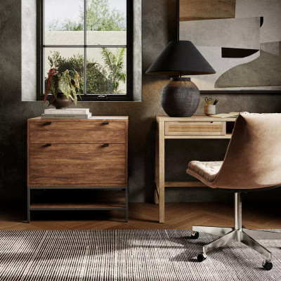 Four Hands Trey Modular Filing Cabinet - Auburn Poplar