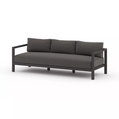 Four Hands Sonoma Outdoor Sofa, Bronze - 88" - Charcoal (Closeout)