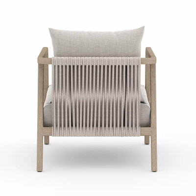 Four Hands Numa Outdoor Chair - Washed Brown - Stone Grey