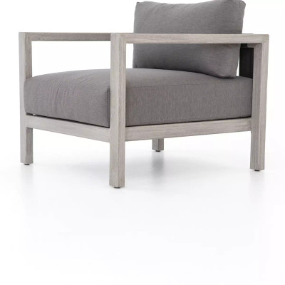 Four Hands Sonoma Outdoor Chair, Weathered Grey - Charcoal