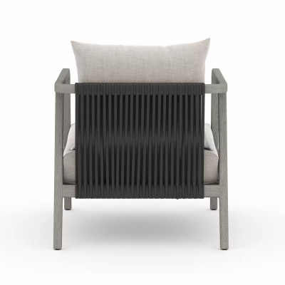 Four Hands Numa Outdoor Chair - Weathered Grey - Stone Grey