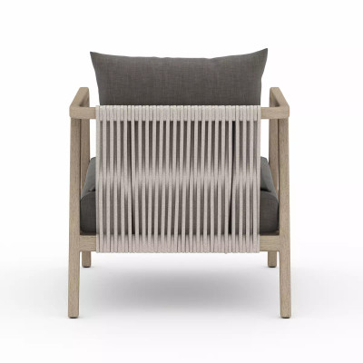 Four Hands Numa Outdoor Chair - Washed Brown - Charcoal