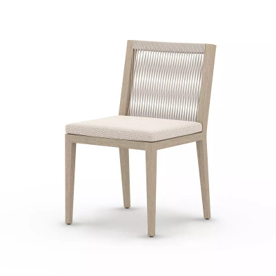 Four Hands Sherwood Outdoor Dining Chair, Washed Brown - Faye Sand