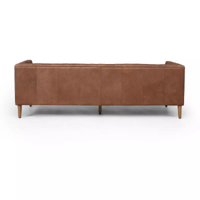 Four Hands Williams Leather Sofa - 90" - Natural Washed Chocolate