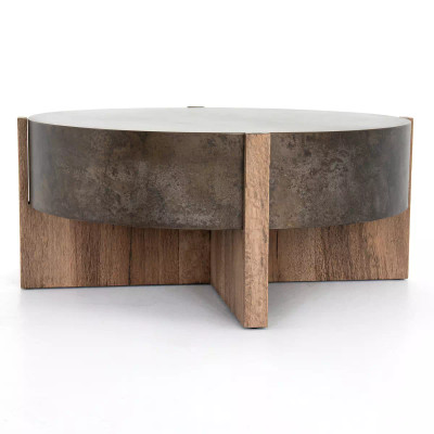 Four Hands Bingham Coffee Table - Distressed Iron