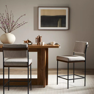 Four Hands Benton Counter Stool - Savile Flannel