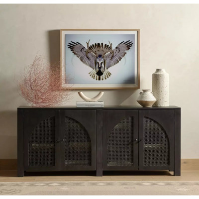 Four Hands Tilda Sideboard - Black Wash Mango