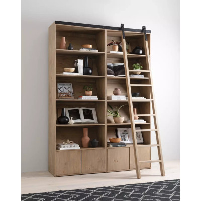 Four Hands Bane Bookshelf - Smoked Pine