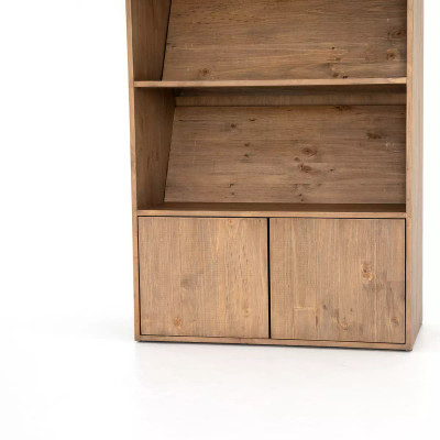 Four Hands Bane Bookshelf - Smoked Pine