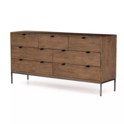 Four Hands Trey 7 Drawer Dresser - Auburn Poplar