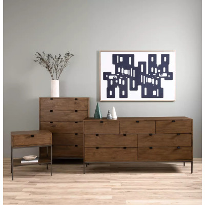 Four Hands Trey 7 Drawer Dresser - Auburn Poplar