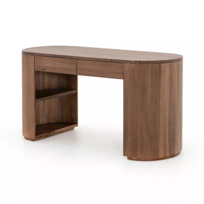 Four Hands Pilar Desk - Caramel Brown Veneer