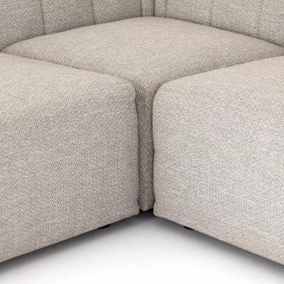 Four Hands Gwen Outdoor 4 - Piece Sectional - Faye Ash