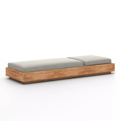 Four Hands Kinta Outdoor Chaise Lounge - Faye Ash