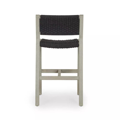 Four Hands Delano Outdoor Counter Stool - Weathered Grey