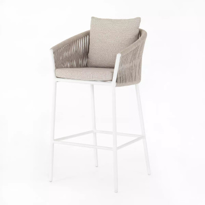 Four Hands Porto Outdoor Bar Stool - Faye Sand (Closeout)
