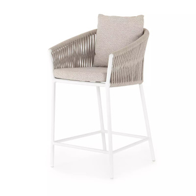 Four Hands Porto Outdoor Counter Stool - Faye Sand (Closeout)