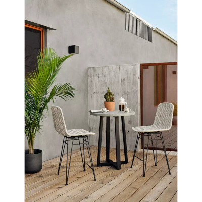 Four Hands Dema Outdoor Swivel Counter Stool - Natural