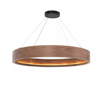 Four Hands Baum Chandelier - Dark Walnut - Large