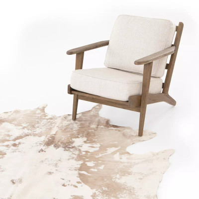 Four Hands Harland Modern Cowhide Rug - Warm Brown - 5X7'