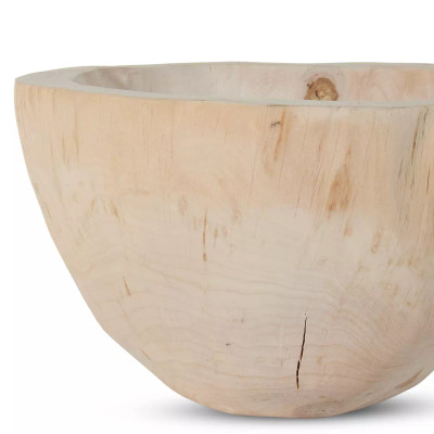 Four Hands Reclaimed Wood Bowl - Ivory