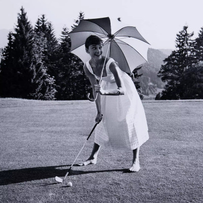 Four Hands Golfing Hepburn by Getty Images - 30X30"
