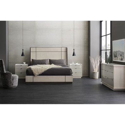 Caracole Repetition Wood Bed King Bed (Liquidation)