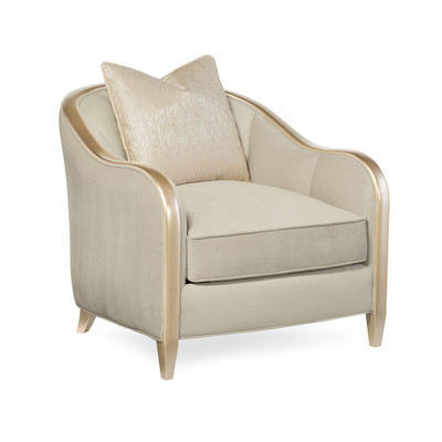 Caracole Adela Chair - Oyster Velvet