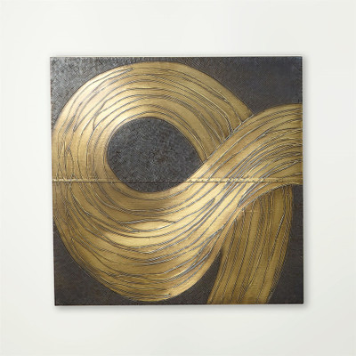 Studio A Currents Wall Panel - Brass/Bronze - A