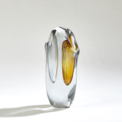 Studio A Duet Vase - Amber/Grey - Lg