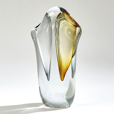 Studio A Duet Vase - Amber/Grey - Lg