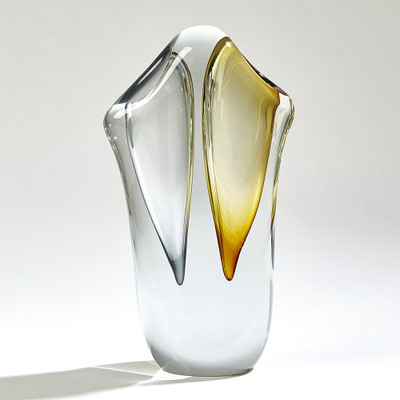 Studio A Duet Vase - Amber/Grey - Lg