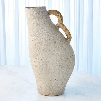 Studio A Leaning Vase - Sandstone