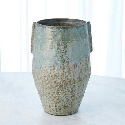 Studio A Pinch Pot Vase - Reactive Seafoam - Sm