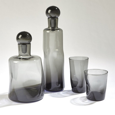 Studio A Pinched Decanter - Grey - Tall
