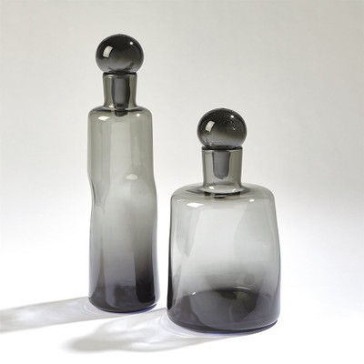 Studio A Pinched Decanter - Grey - Tall