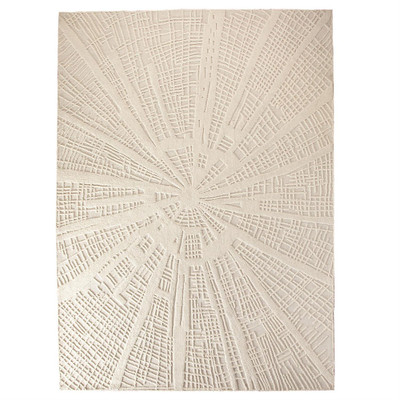 Studio A Vortex Rug - Ivory/Ivory - 5 x 8