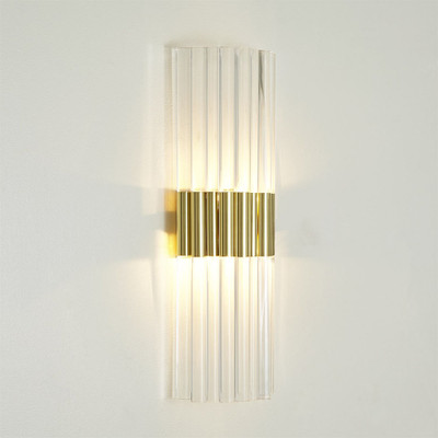 Acrylic Sconce - Brass - HW