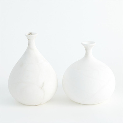 Global Views Alabaster Fat Bottom Vase