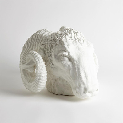 Global Views Capricorn Sculpture - Matte White