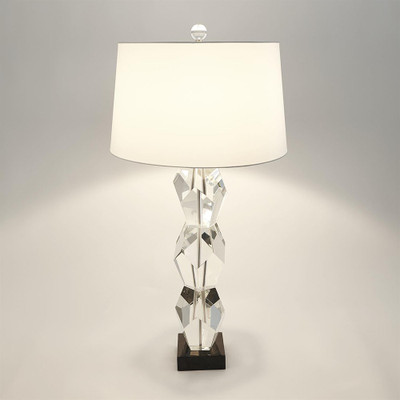 Global Views Facet Block Lamp - Triple