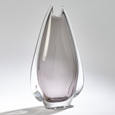 Global Views Fin Vase - Grey - Sm