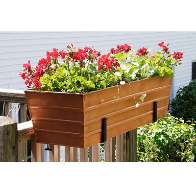 Copper Plated Window Box - Lg