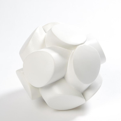 Global Views Mayet Sculpture - Matte White - Sm