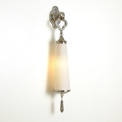 Quatrefoil Sconce - Nickel - HW