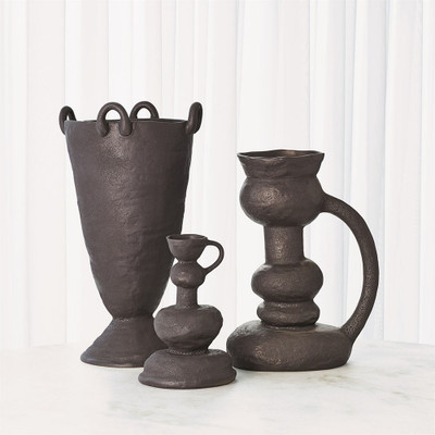 Global Views Remi Vase - Black