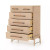 Four Hands Rosedale 6 Drawer Tall Dresser - Yucca Oak