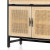 Four Hands Caprice Bar Cabinet - Black Wash Mango