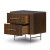 Four Hands Fletcher Nightstand - Terra Brown Oak Veneer